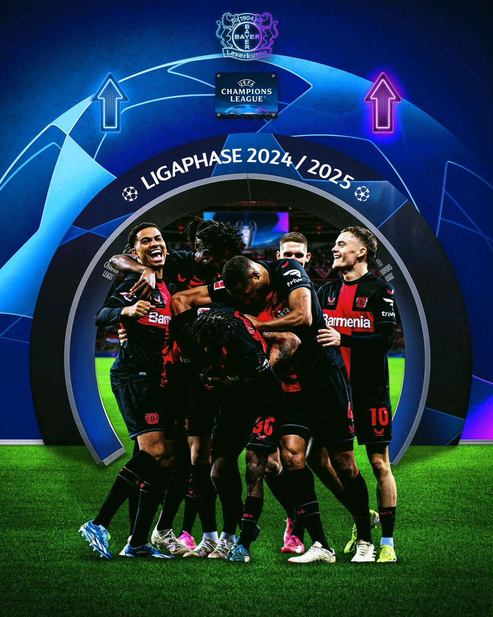 包含勒沃库森全队表现抢眼，逆转击败对手的词条